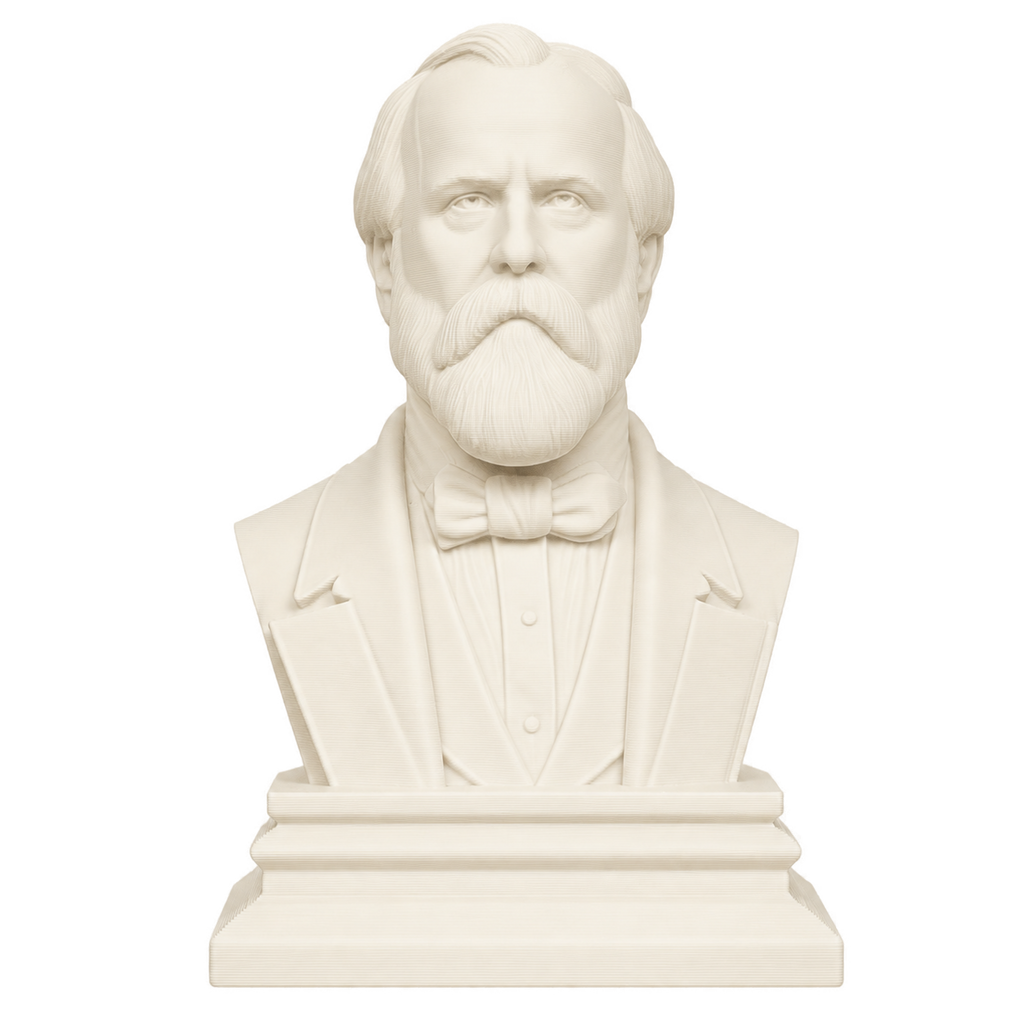 Rutherford B. Hayes 3D Printed Collectible Bust