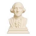 George Washington 3D Printed Collectible Bust