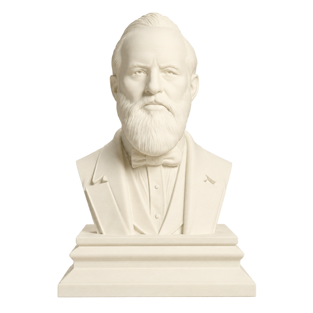 James A. Garfield 3D Printed Collectible Bust