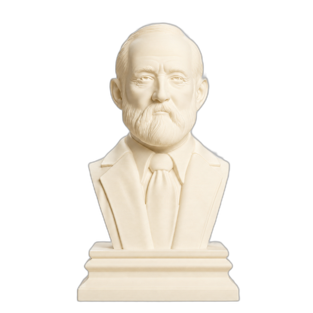 Benjamin Harrison 3D Printed Collectible Bust