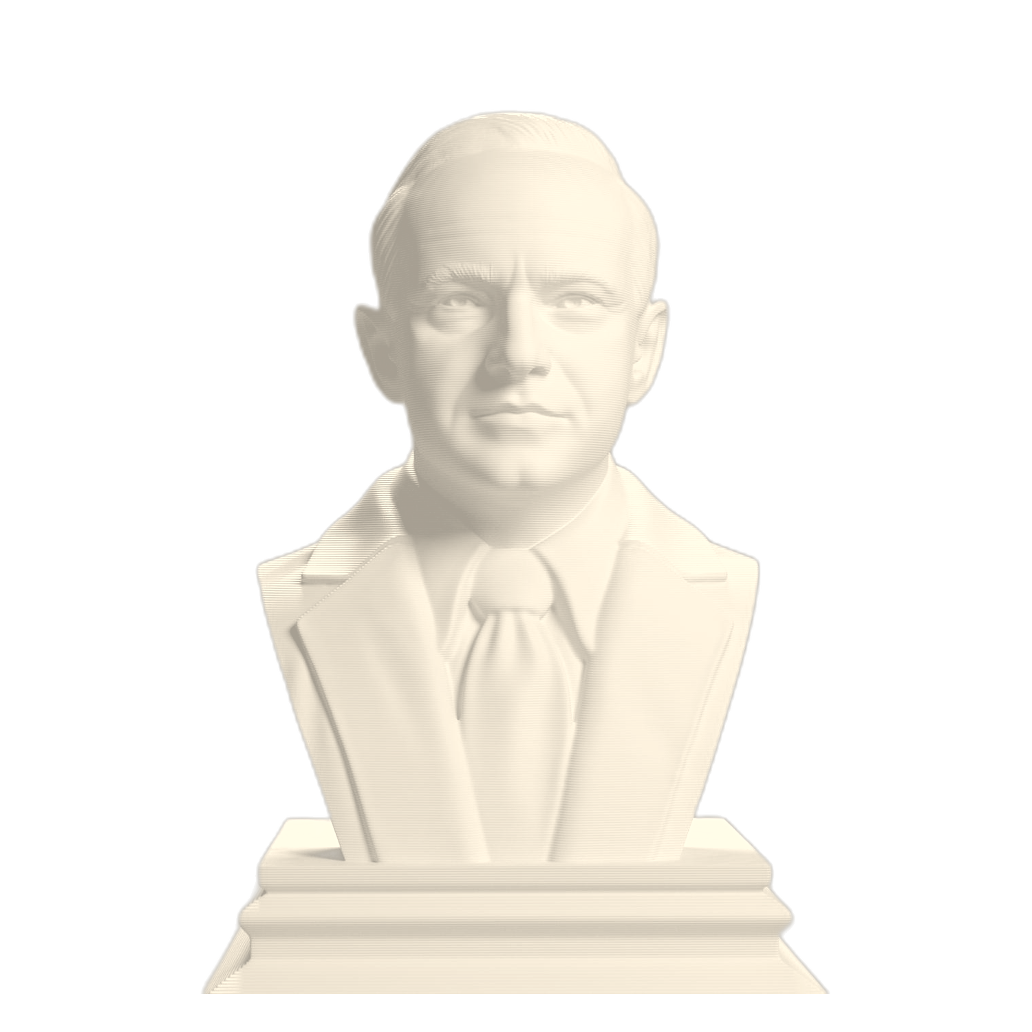 Calvin Coolidge 3D Printed Collectible Bust