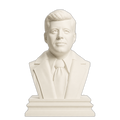 John F. Kennedy 3D Printed Collectible Bust