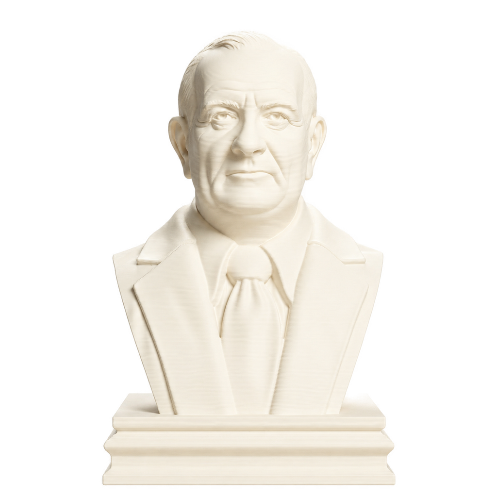 Lyndon B. Johnson 3D Printed Collectible Bust