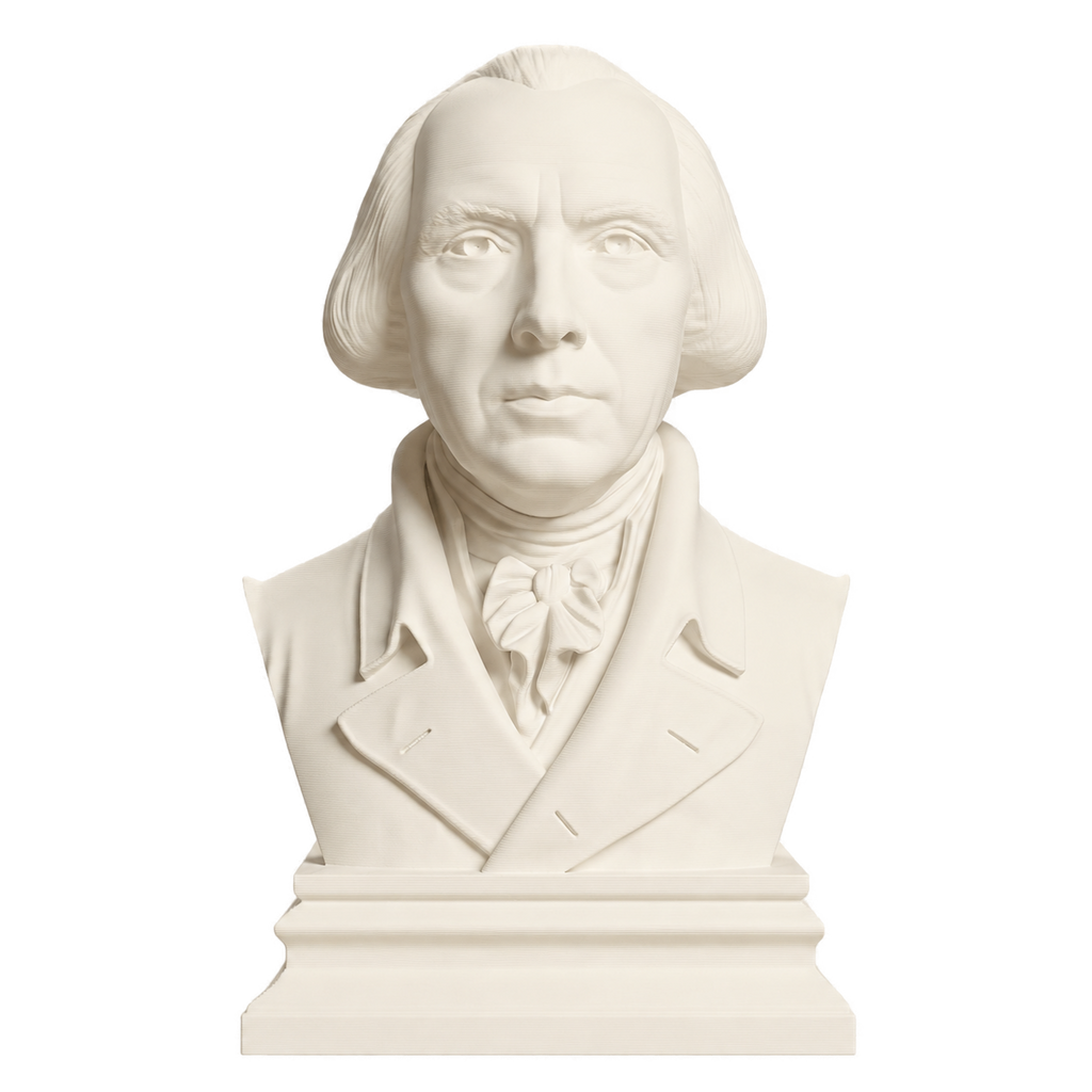 James Madison 3D Printed Collectible Bust