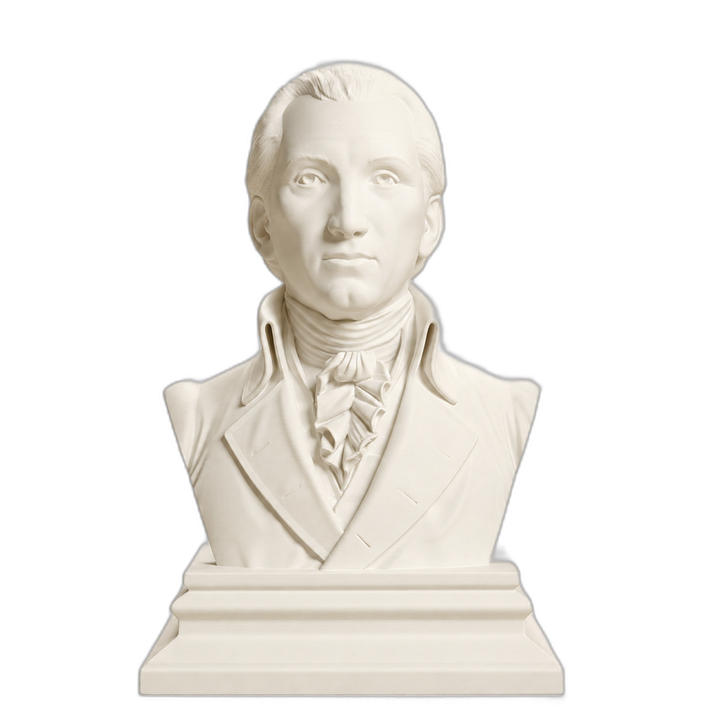 James Monroe 3D Printed Collectible Bust