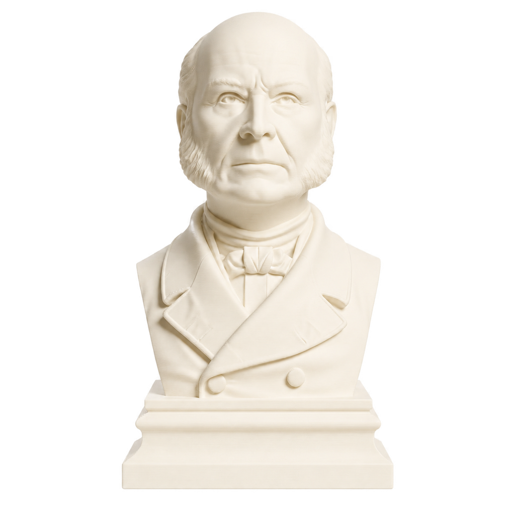 John Quincy Adams 3D Printed Collectible Bust
