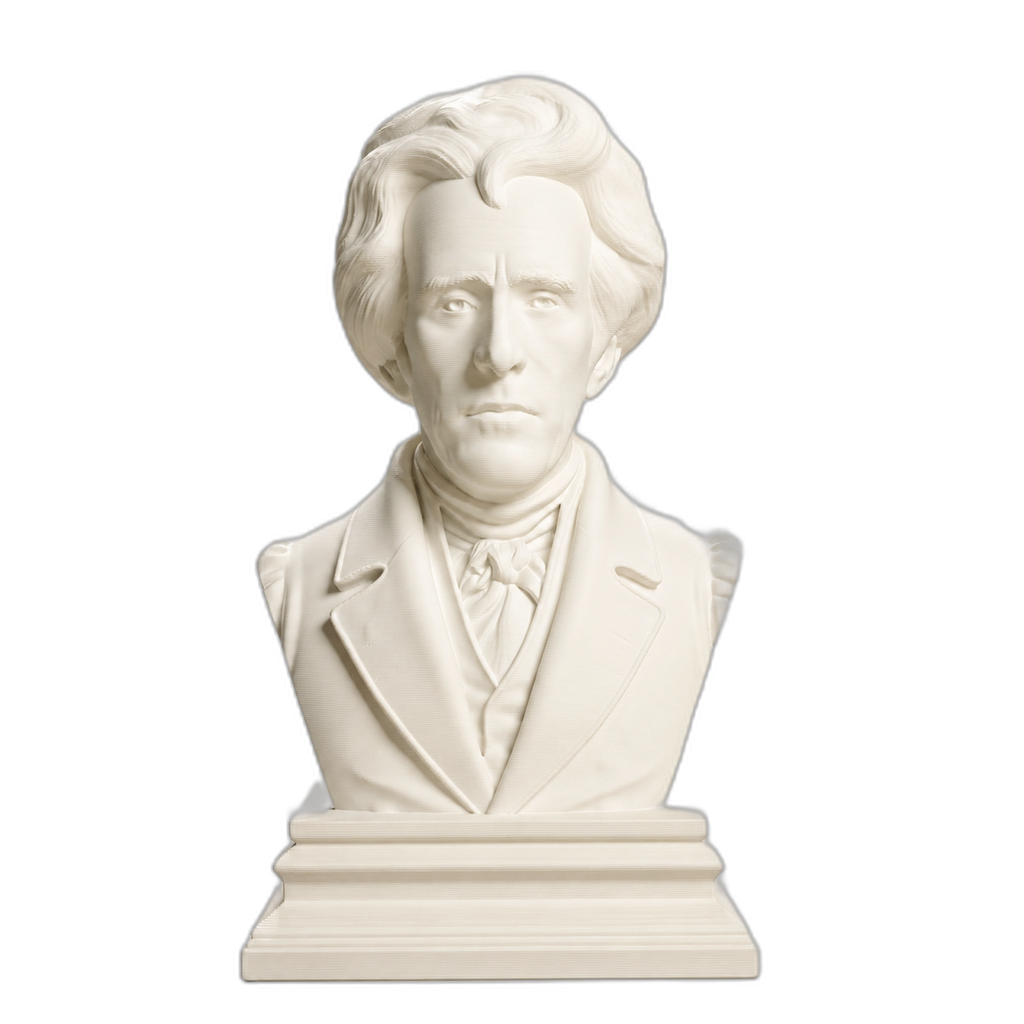 Andrew Jackson 3D Printed Collectible Bust