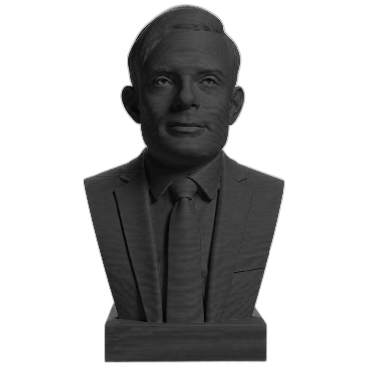 Alan Turing 3D Printed Collectible Bust