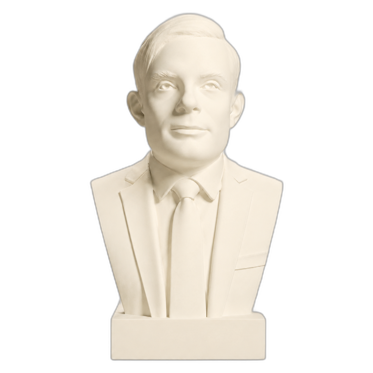 Alan Turing 3D Printed Collectible Bust