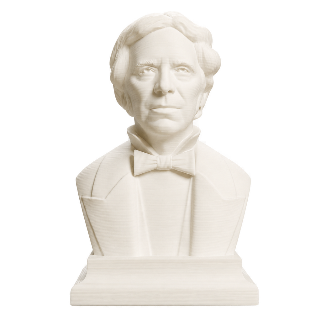 Michael Faraday 3D Printed Collectible Bust