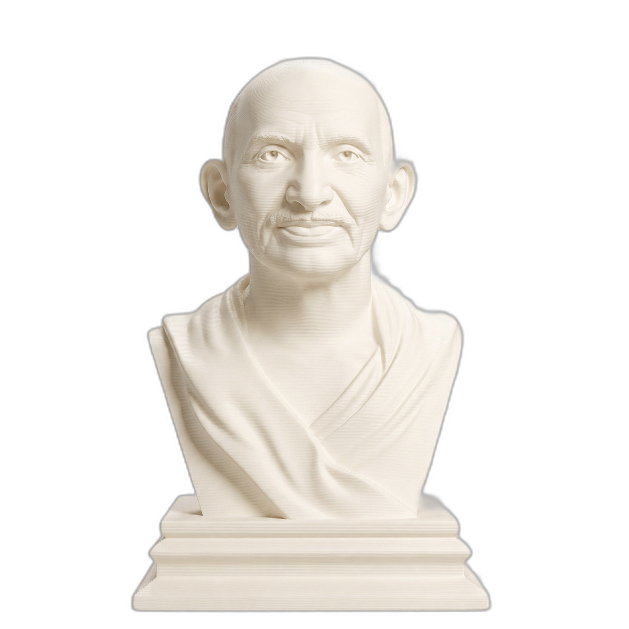 Mahatma Gandhi 3D Printed Collectible Bust