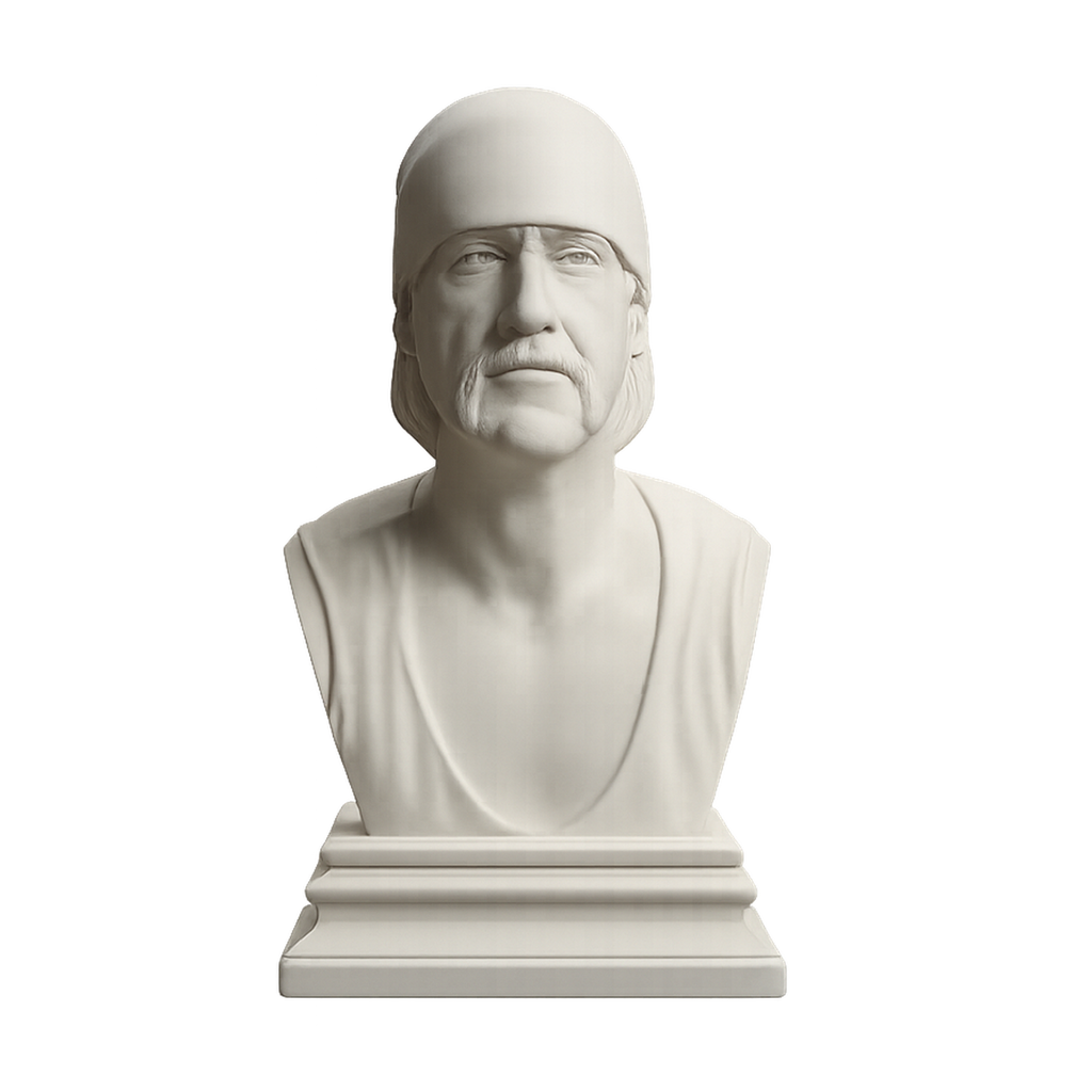 Hulk Hogan 3D Printed Collectible Bust