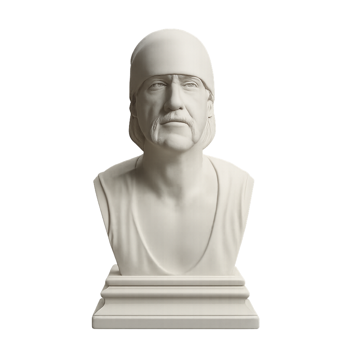 Hulk Hogan 3D Printed Collectible Bust