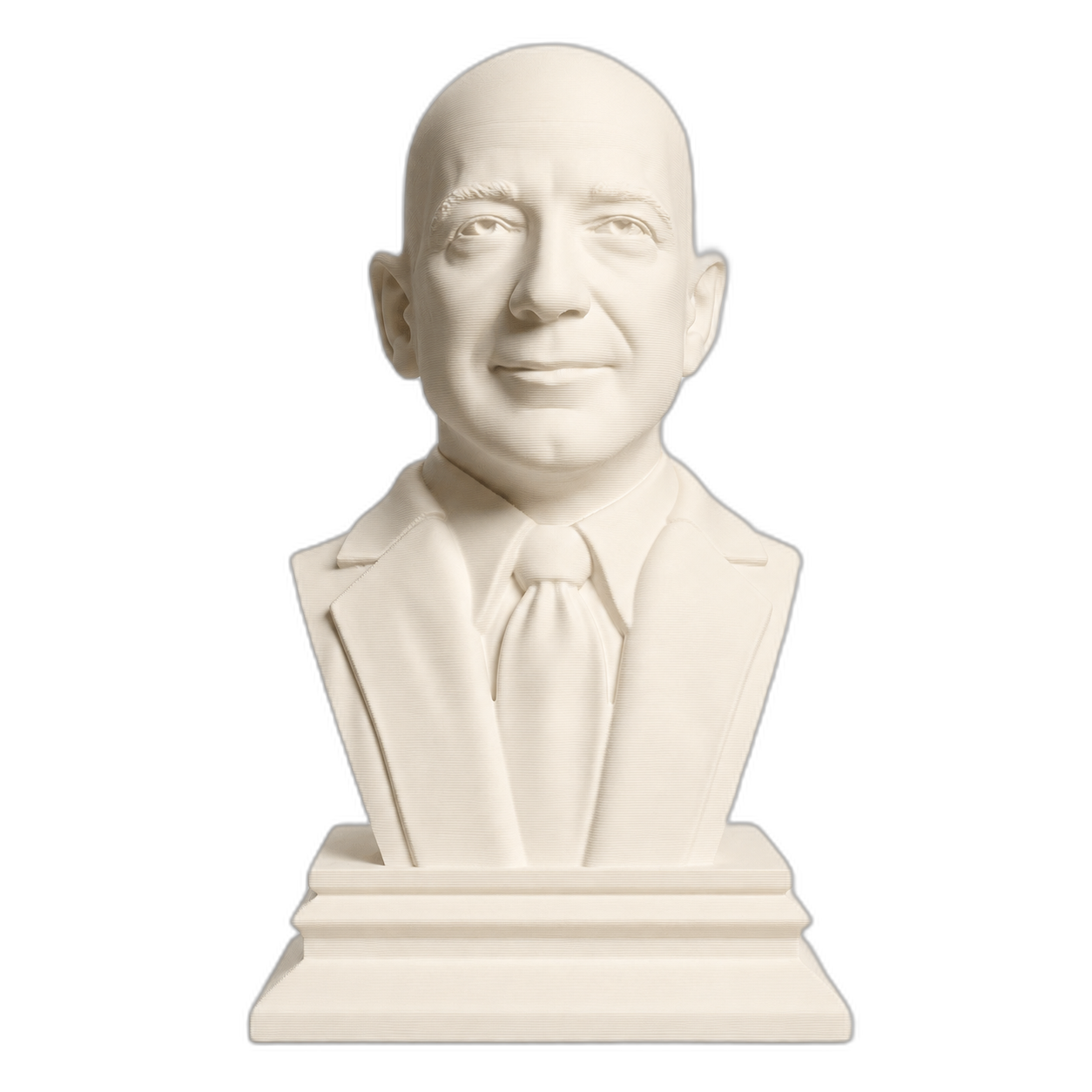 Jeff Bezos 3D Printed Collectible Bust