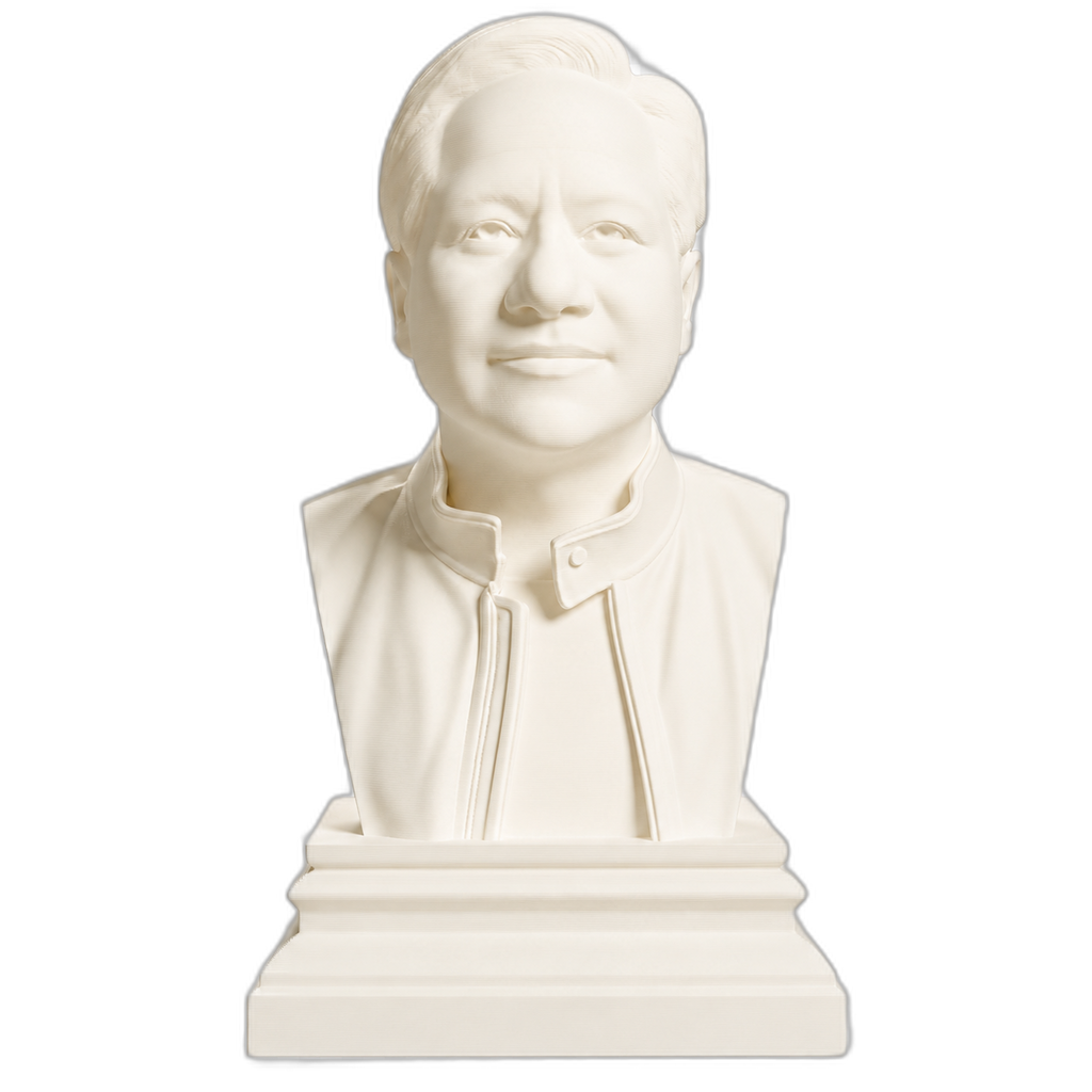 Jensen Huang 3D Printed Collectible Bust