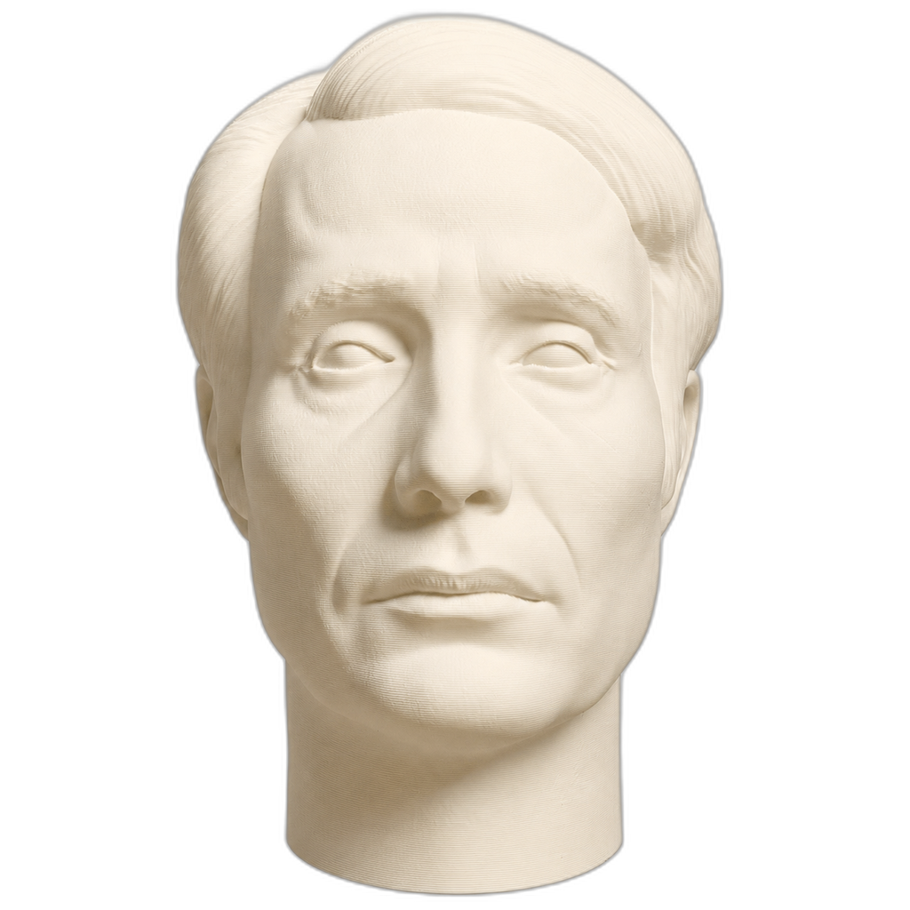 Mads Mikkelsen 3D Printed Collectible Bust