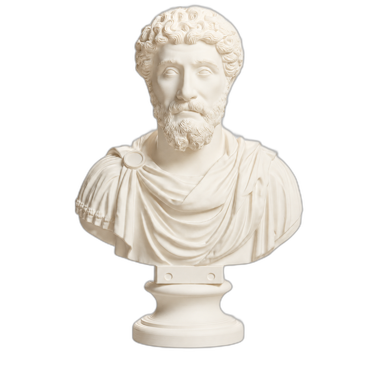 Marcus Aurelius 3D Printed Collectible Bust