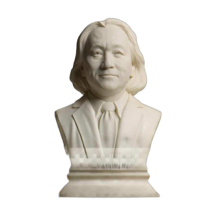Michio Kaku 3D Printed Collectible Bust