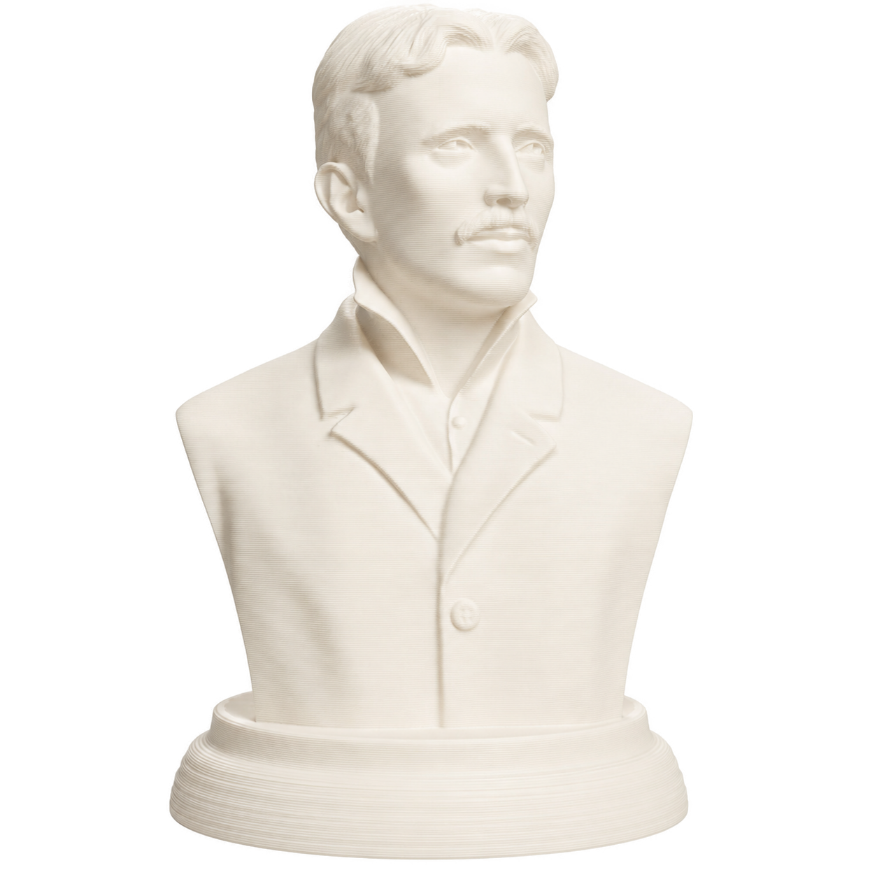 Nikola Tesla 3D Printed Collectible Bust