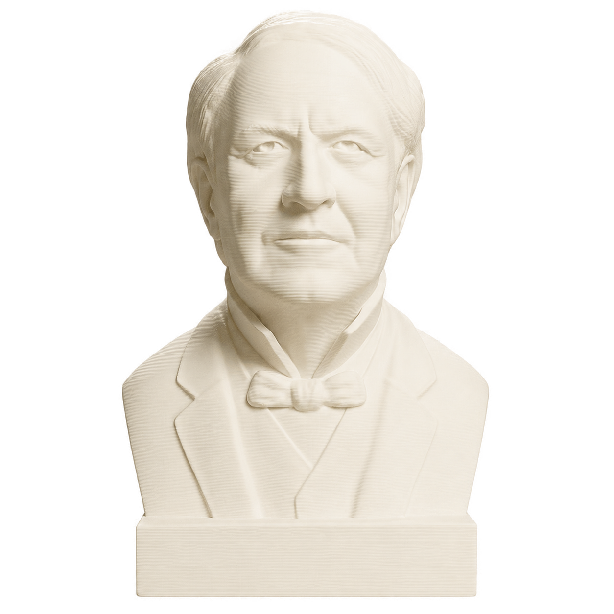 Thomas Edison 3D Printed Collectible Bust