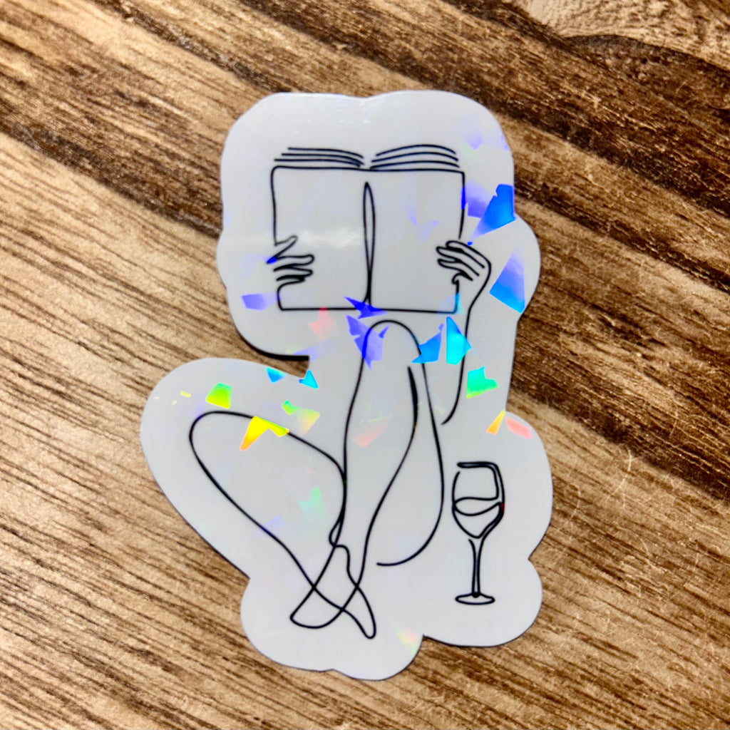 Girl Silhouette Sticker