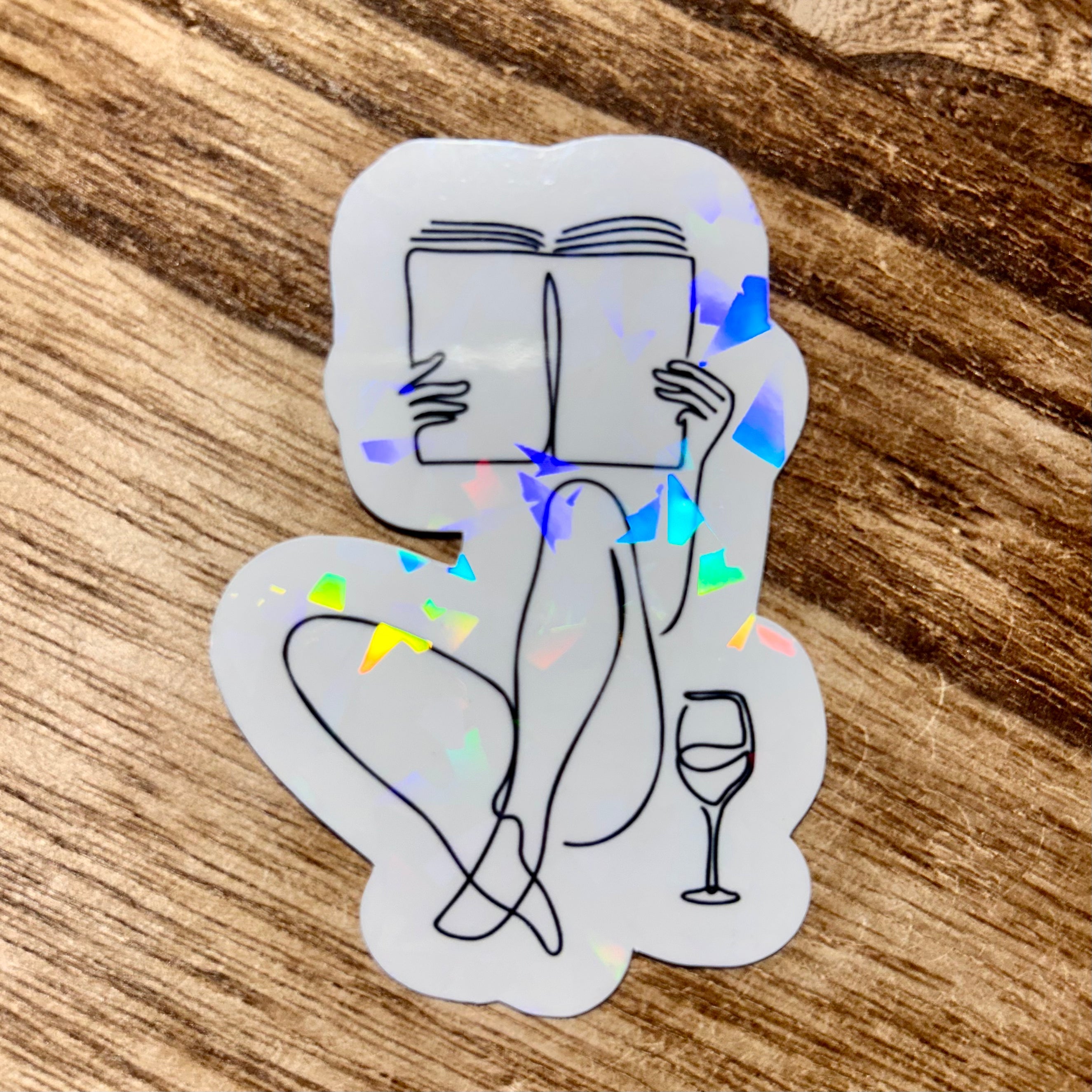 Girl Silhouette Sticker