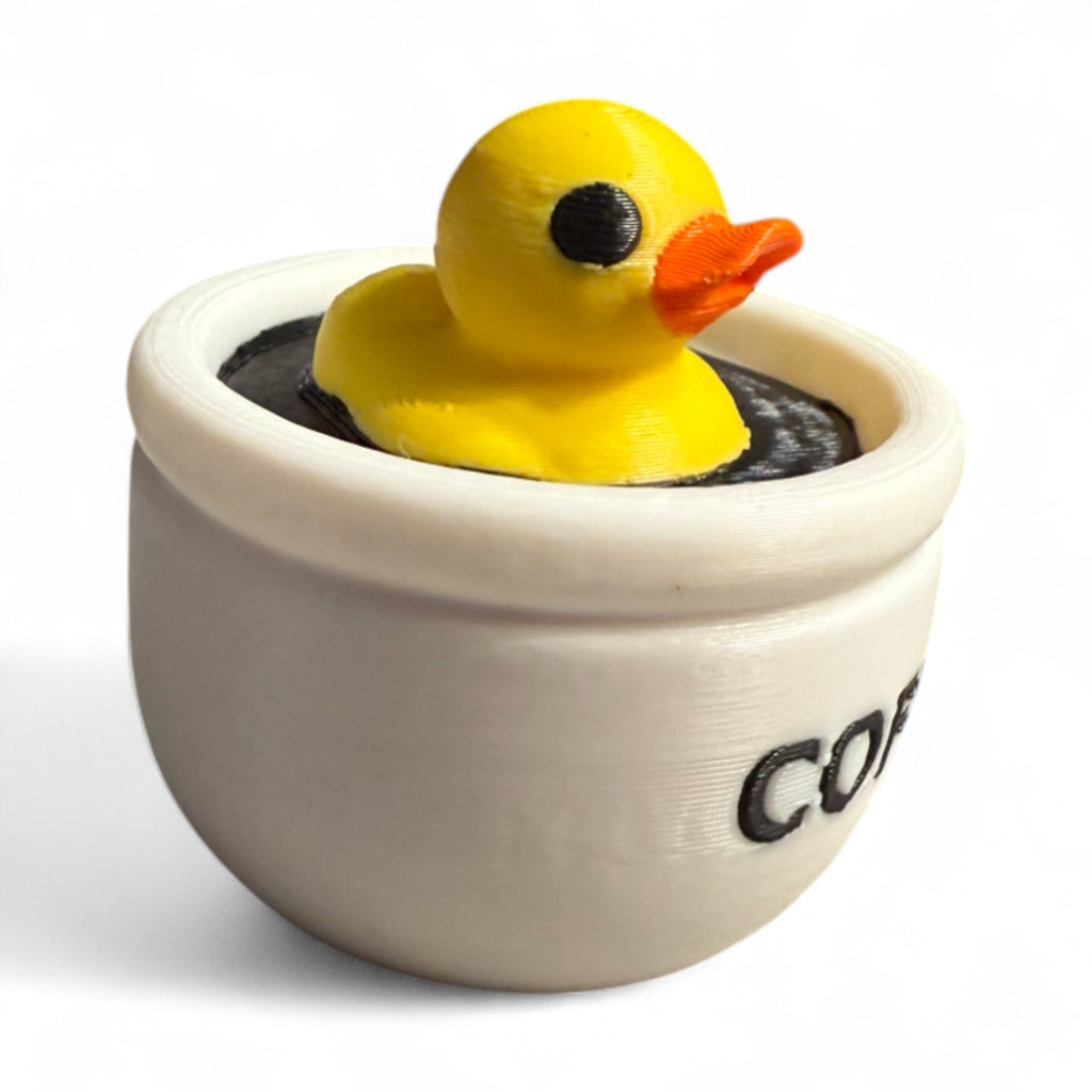 Coffee Duck – Cute Caffeine Gift for Coffee Lovers & Car Dashboard Fun