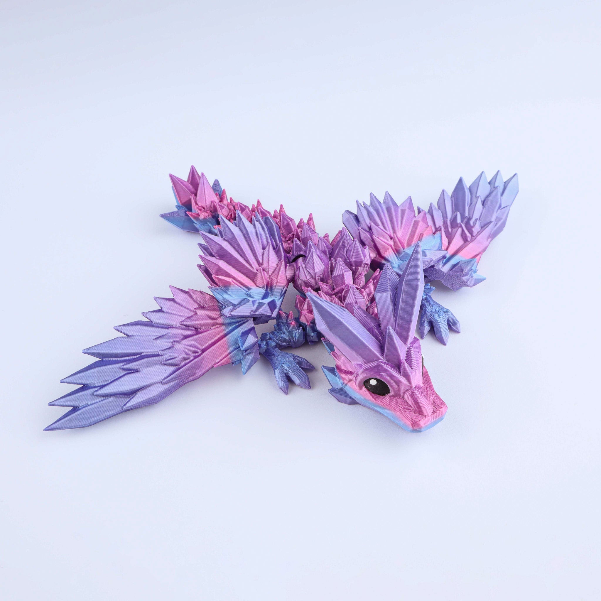 3D Printed Crystal Wing Hatchling Dragon