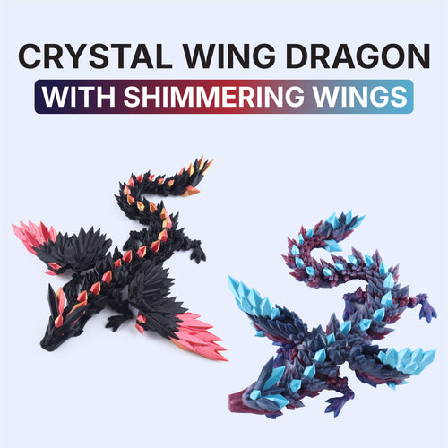 3D Printed Crystal Wing Dragon