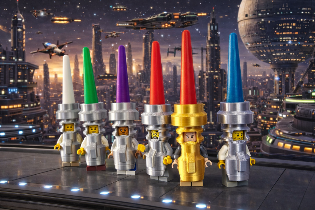 Purple Blade Minifig Costume Part
