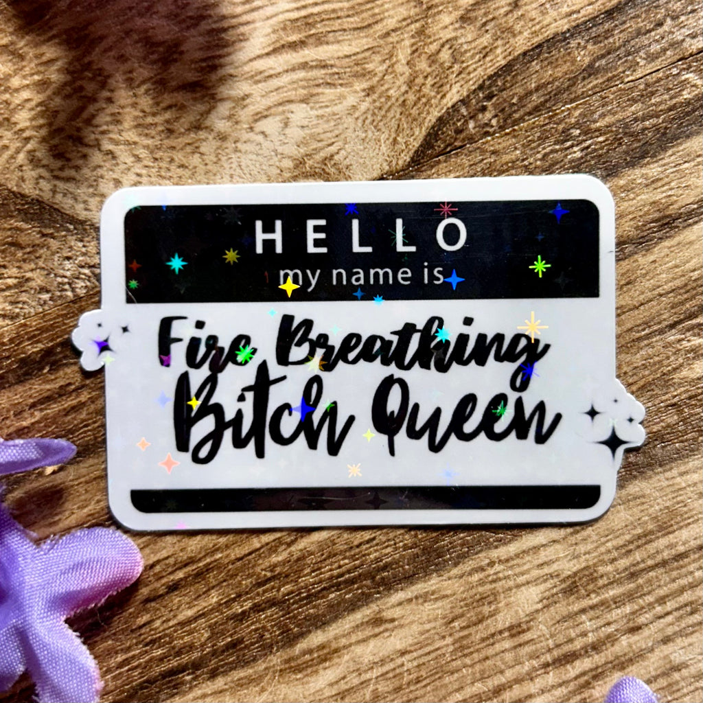 TOG Fire Breathing B Queen Sticker