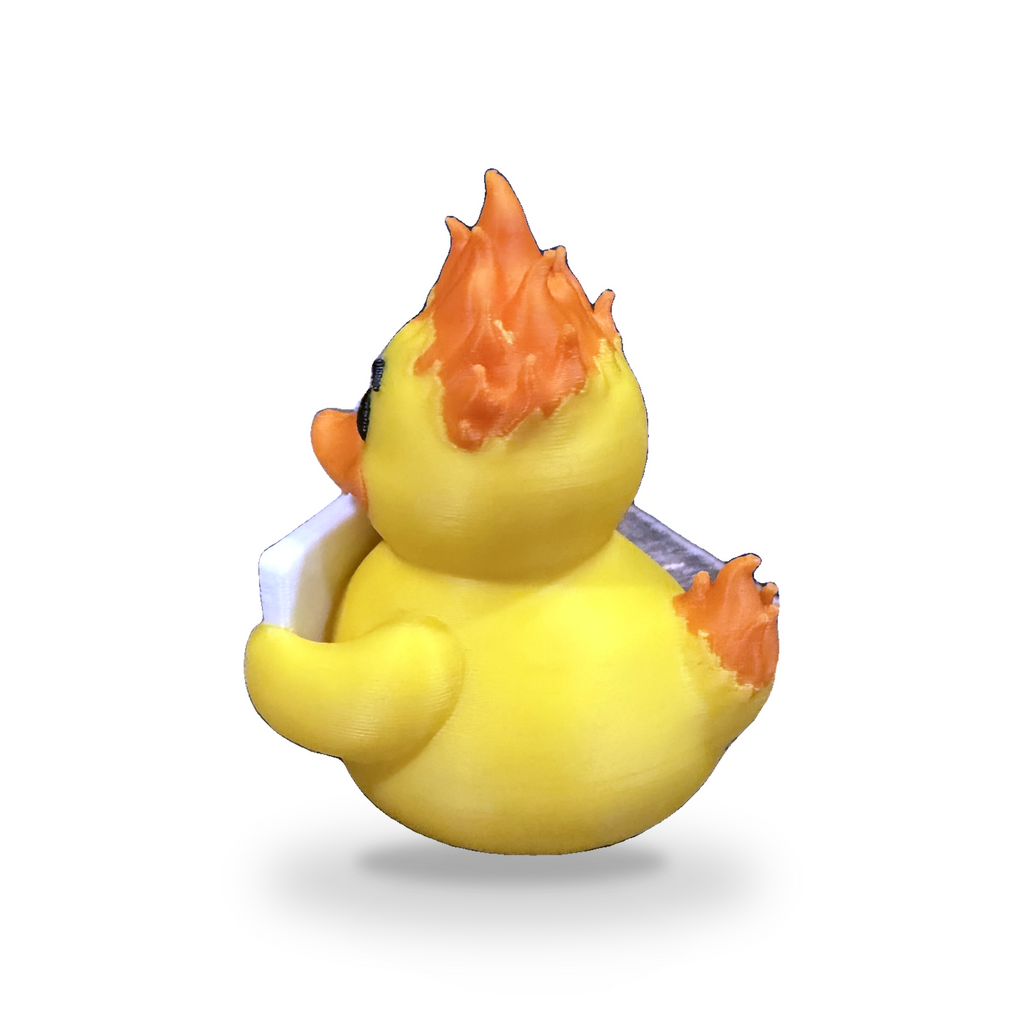 Everything Is Fine Duck - 3D Printed Collectible Desk and Dashboard Decor Gift