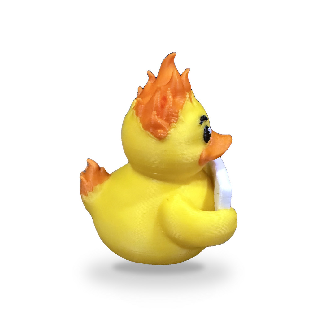 Everything Is Fine Duck - 3D Printed Collectible Desk and Dashboard Decor Gift