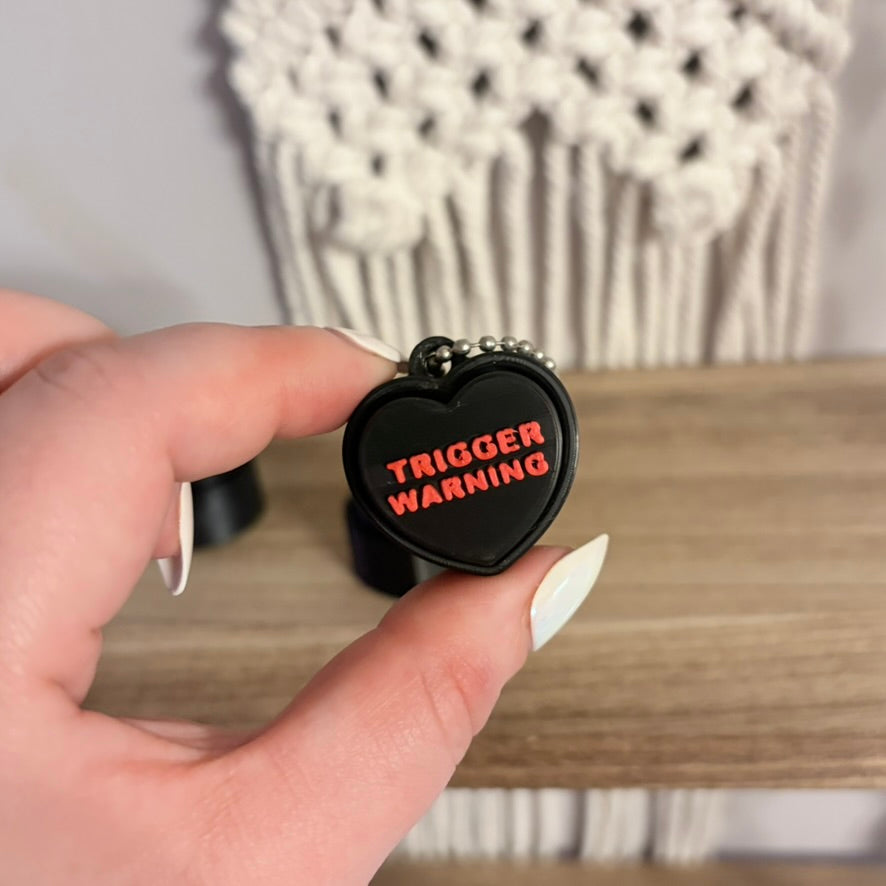 3D Printed Bookish Conversation Heart Fidget Clicker