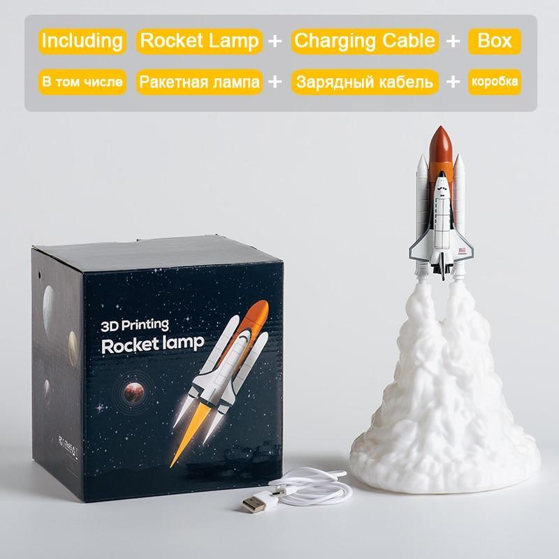 Rocket and Space Shuttle Night Light