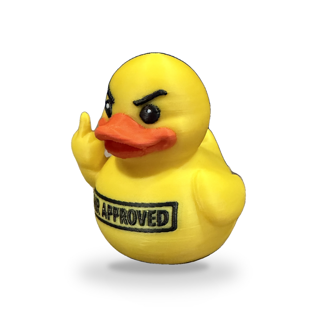Hr Approved Sarcastic Duck - yellow 3D Printed Collectible Desk Decor Gift