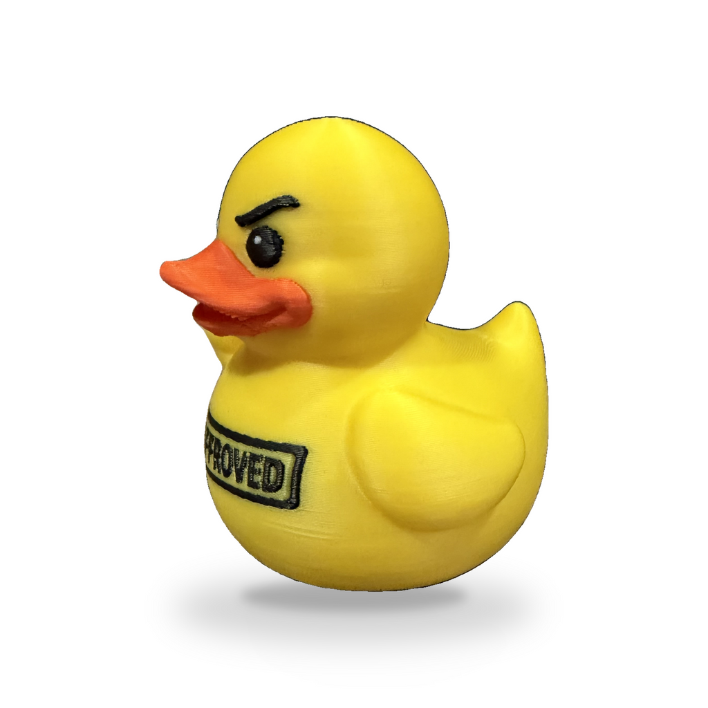 Hr Approved Sarcastic Duck - yellow 3D Printed Collectible Desk Decor Gift