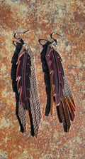 Feather Fringe Earrings