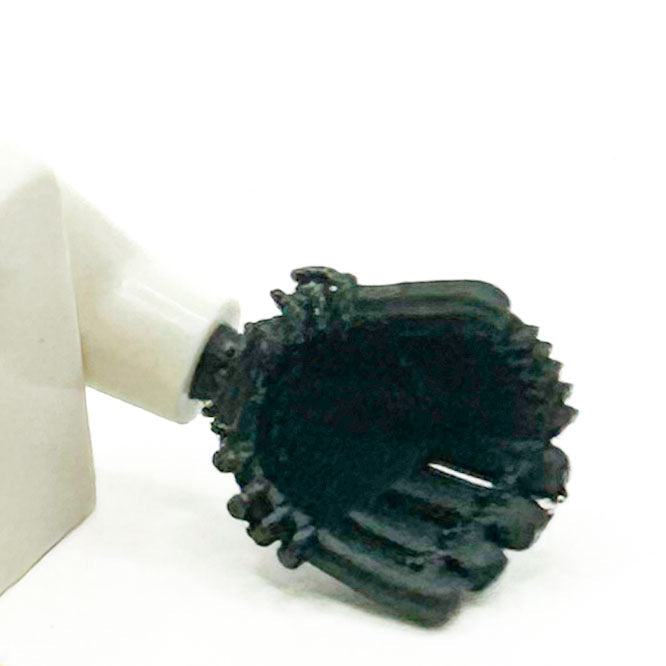 Black Baseball Glove Minifig Accessory