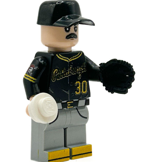 Black Baseball Glove Minifig Accessory
