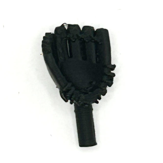 Black Baseball Glove Minifig Accessory