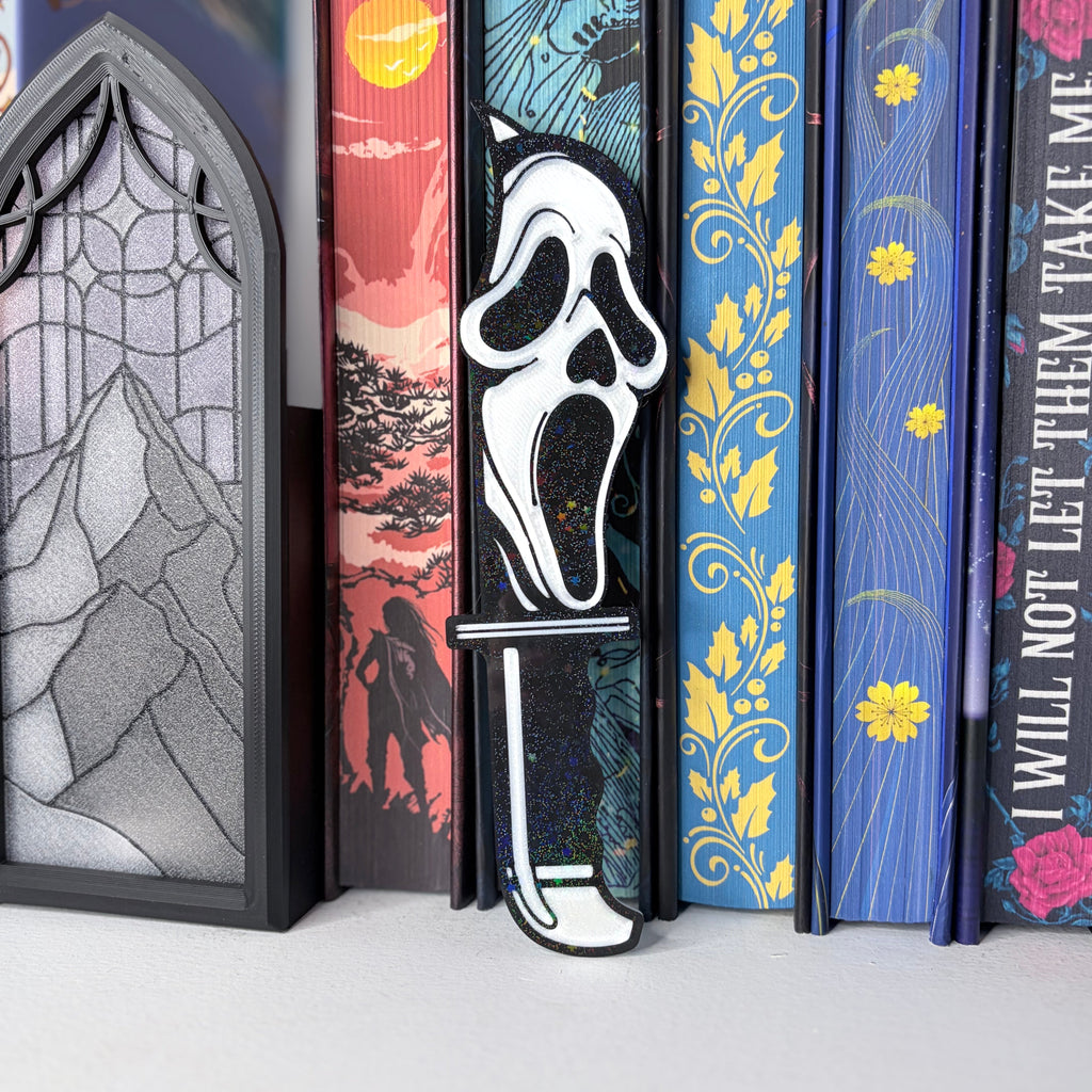 Ghost Face 3D Printed Knife Bookmark