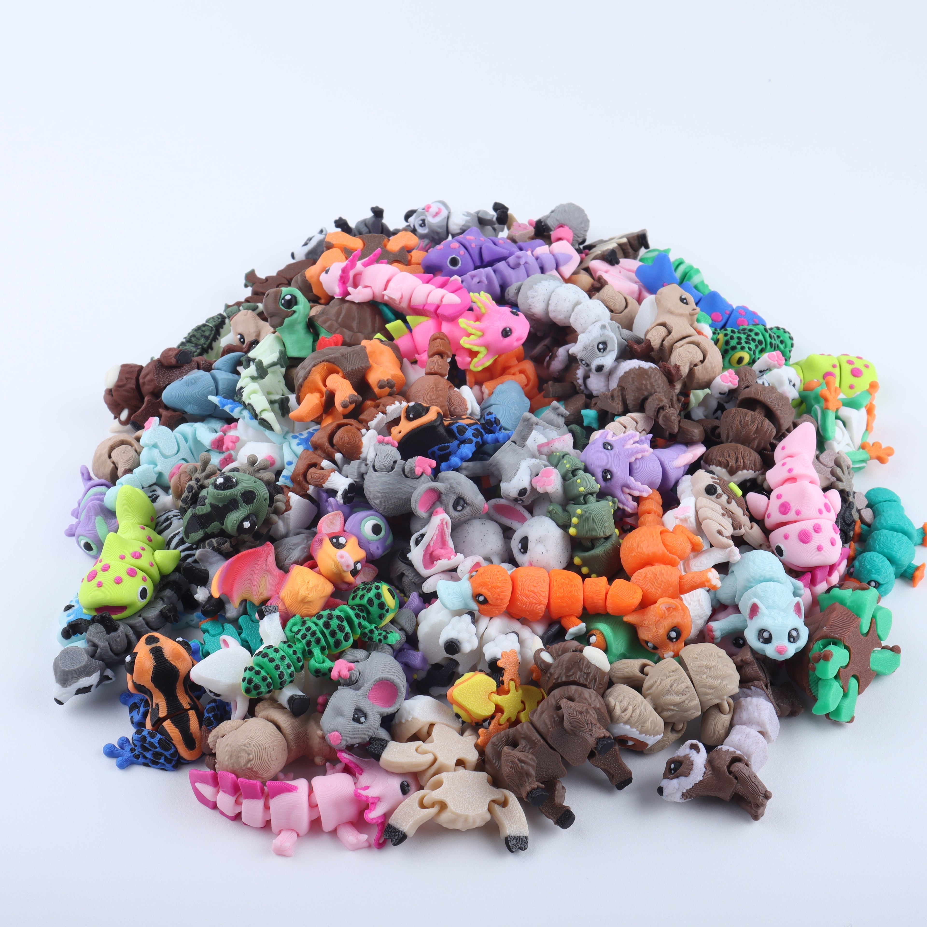 3D Printed Mini Animal Fidget Pack