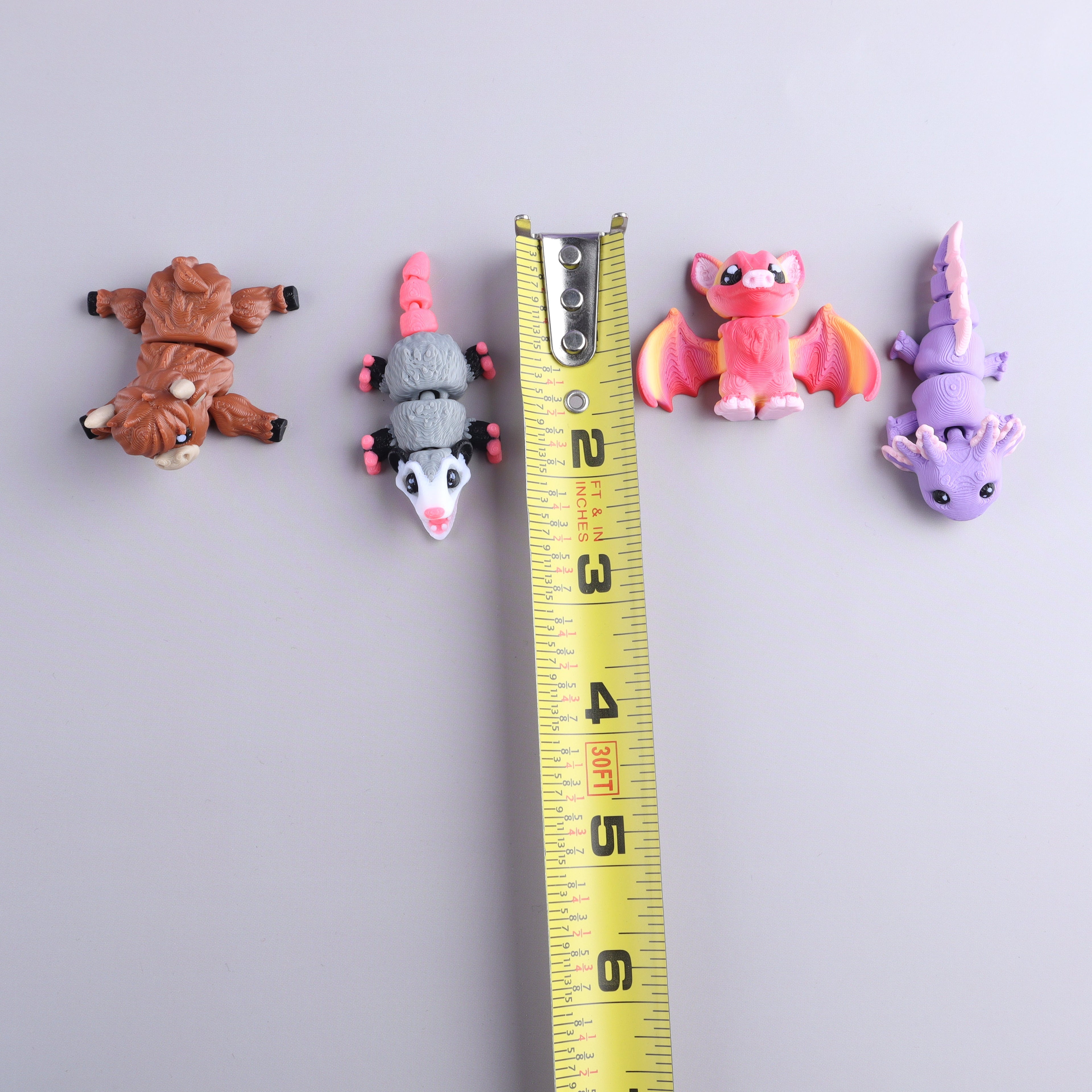 3D Printed Mini Animal Fidget Pack