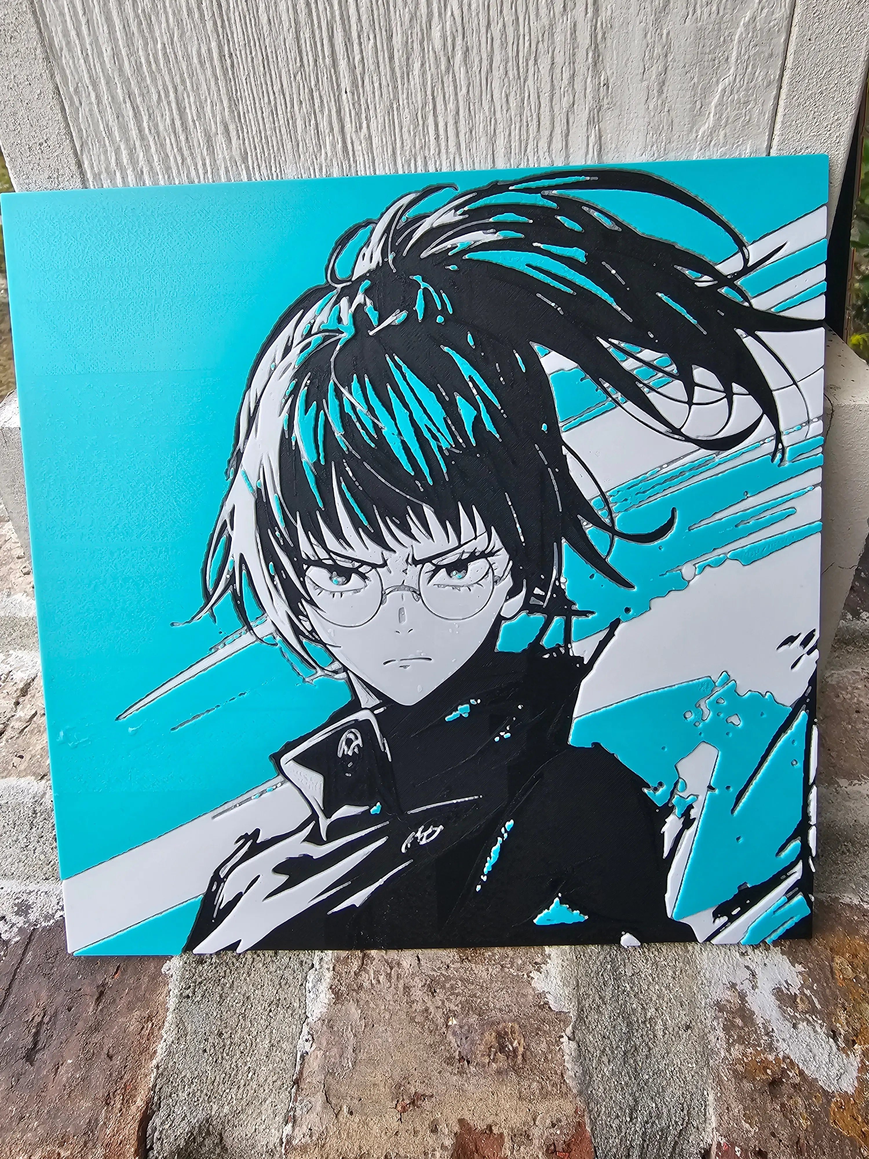 Maki Zenin HueForge Wall Art