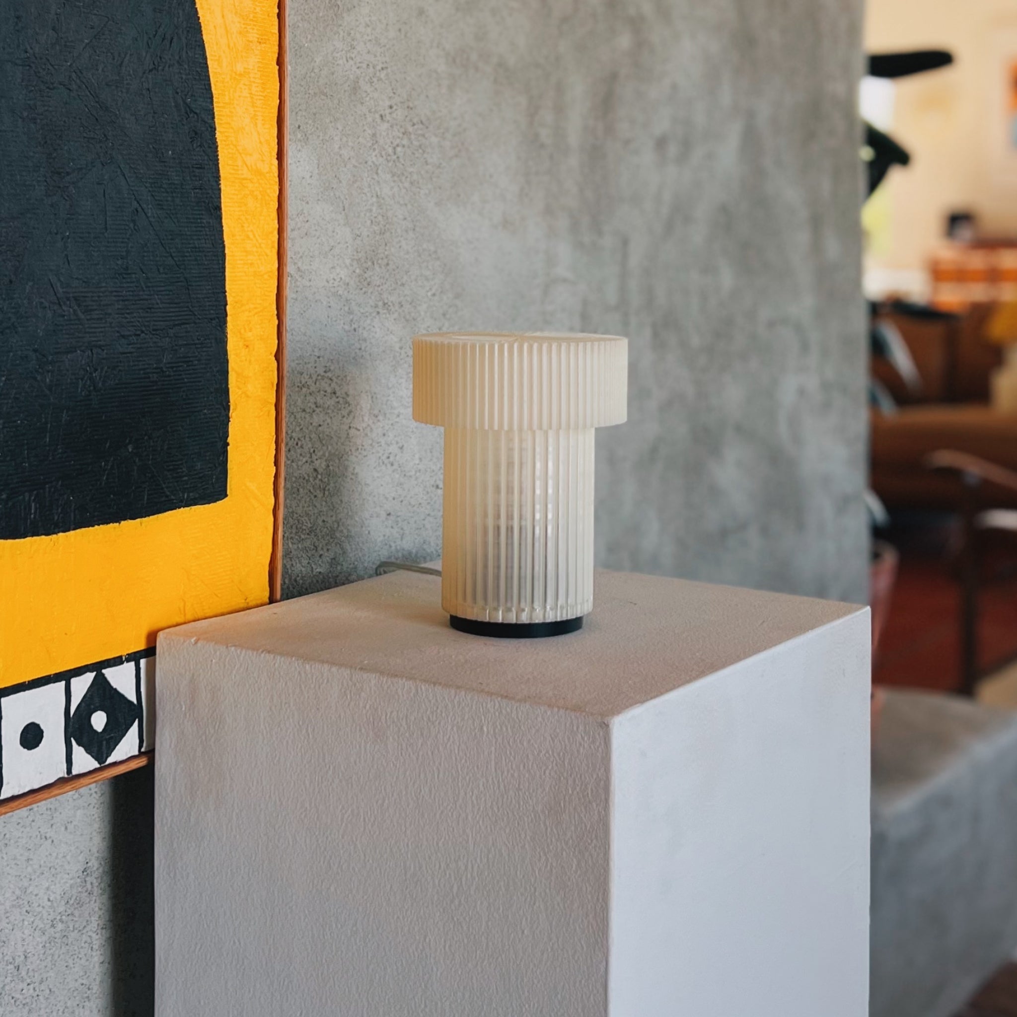 3D Printed Mini Drum Table Lamp