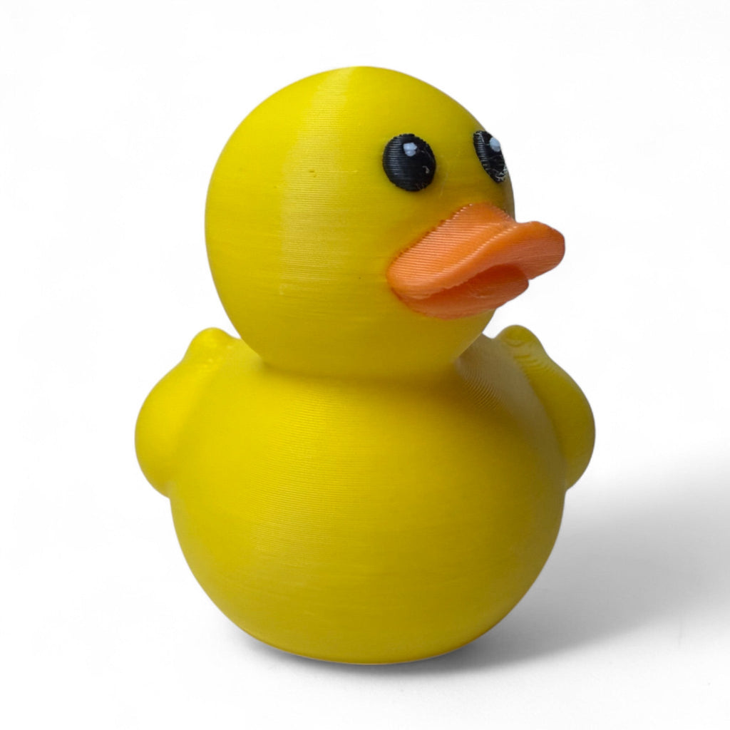 Mom Duck with Baby – 3D-Printed Duck Duo with Baby Riding on Her Back