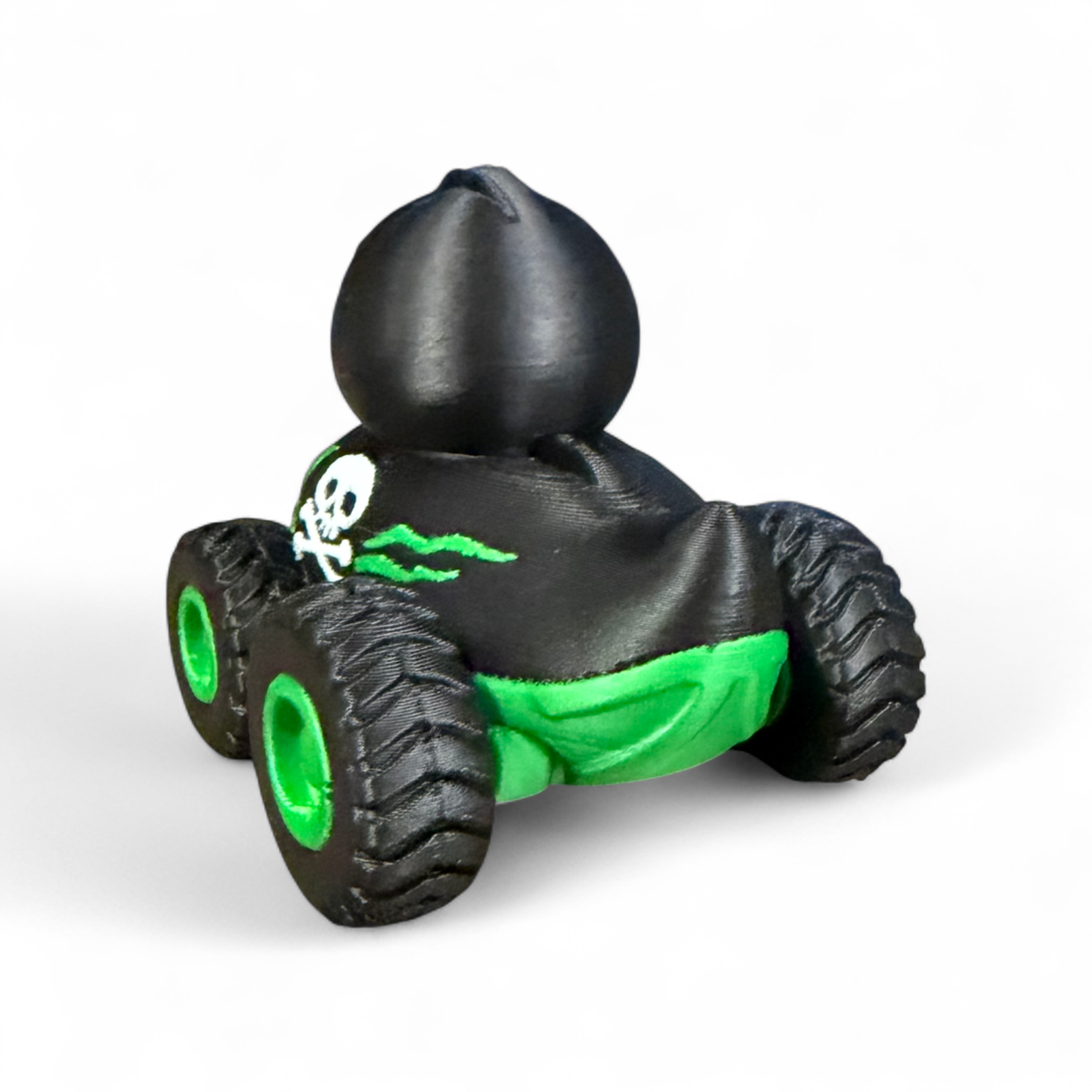 Monster Truck Duck - 3D Printed Collectible Duck for Dashboard Display