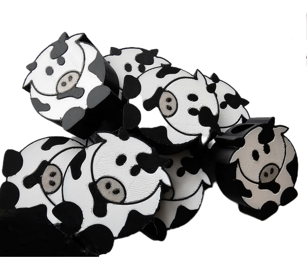 Cow Straw Topper