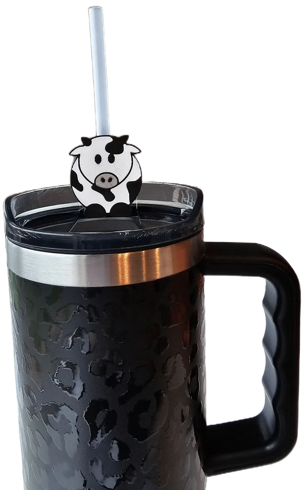 Cow Straw Topper